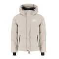 Malelions Men Ski Downhill Puffer Jacket | Cream