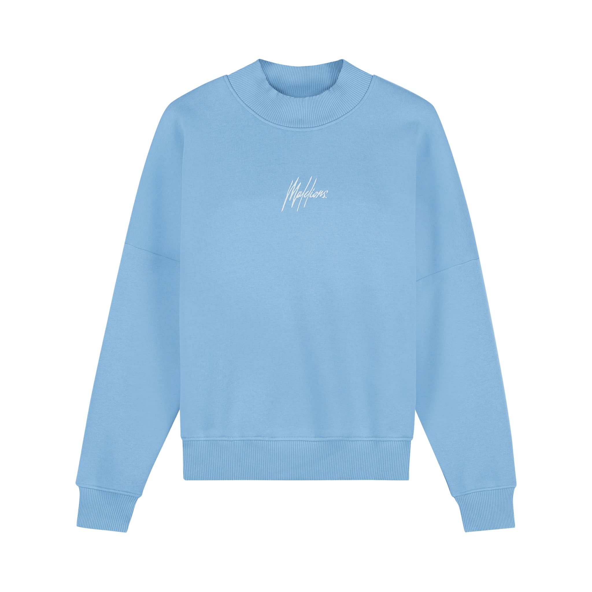 Malelions Brand Sweater Dames Blauw D1-PS22-05