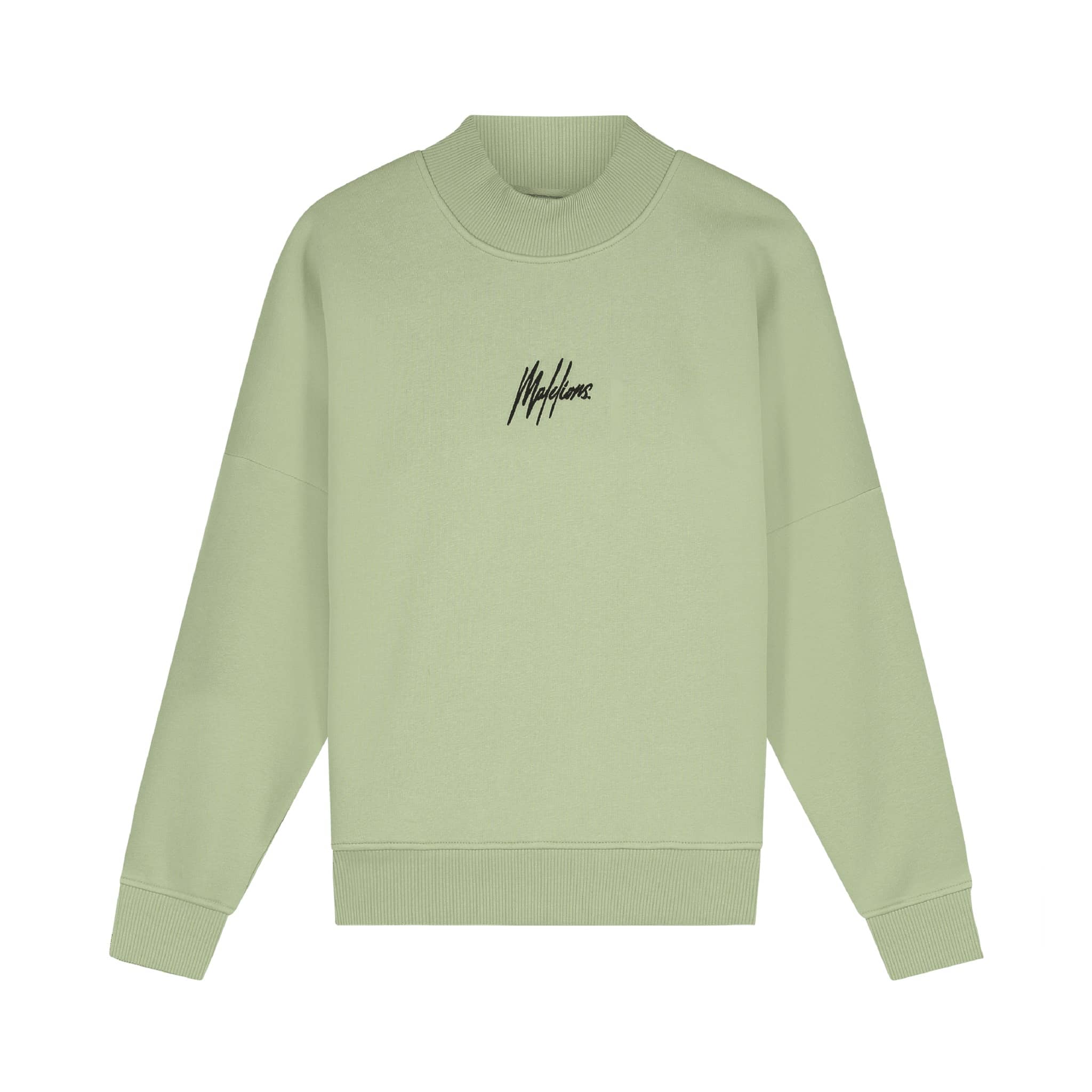 Malelions Brand Sweater Dames Groen D1-PS22-05