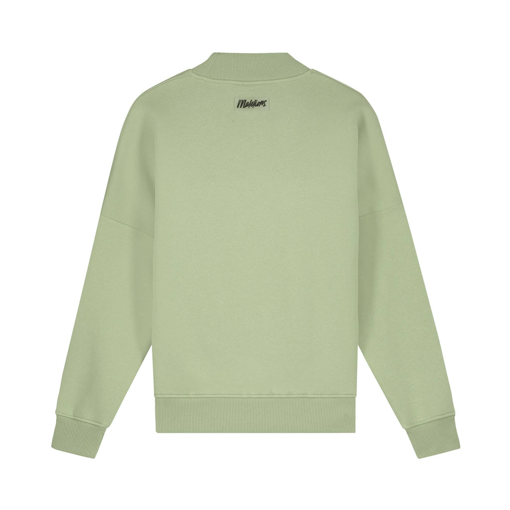 Malelions Brand Sweater Dames Groen D1-PS22-05