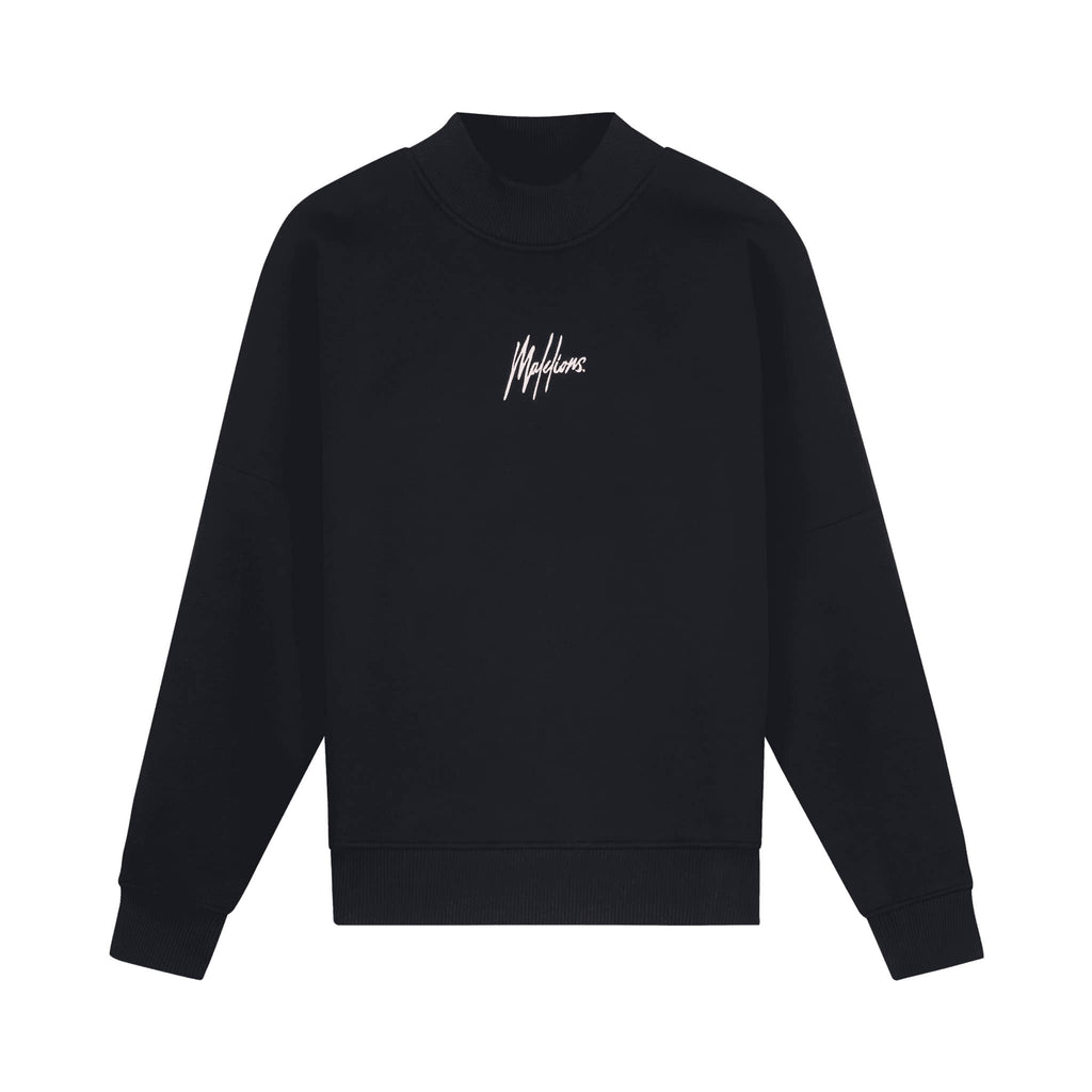 Malelions Brand Sweater Dames Navy D1-PS22-05