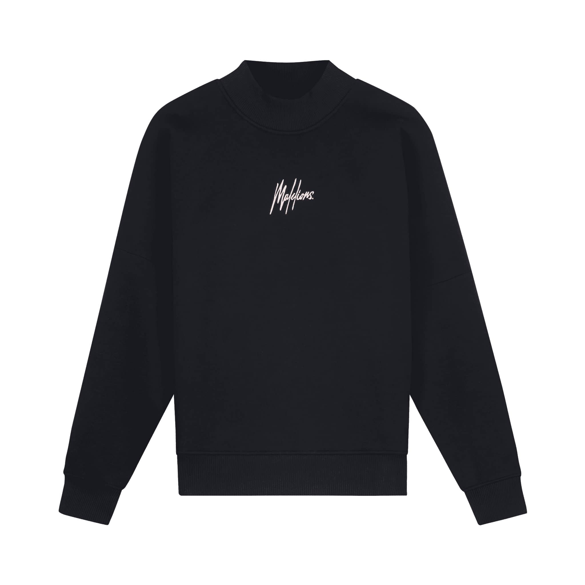 Malelions Brand Sweater Dames Navy D1-PS22-05