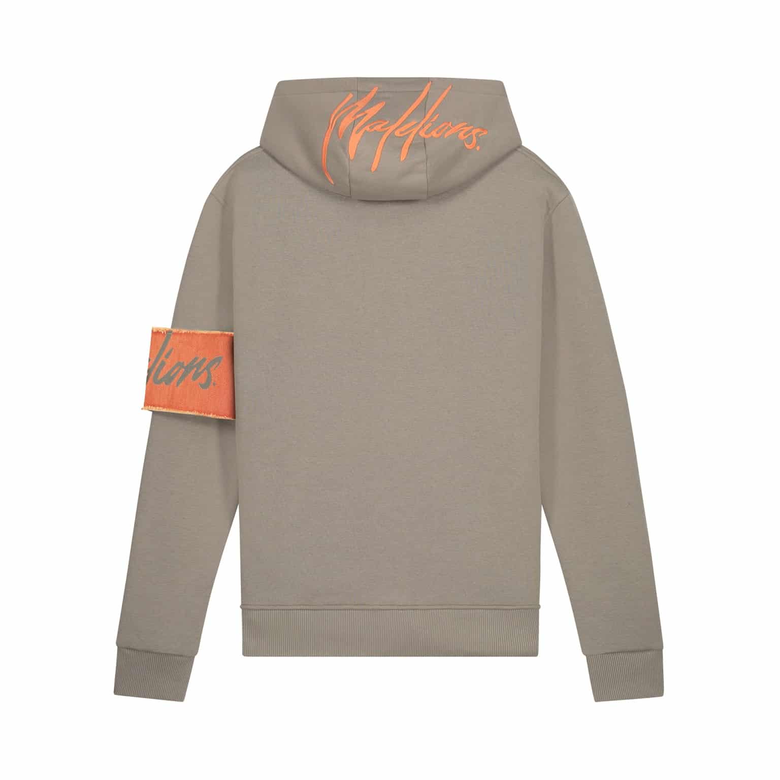 Malelions Captain Hoodie Beige M1-PS22-07