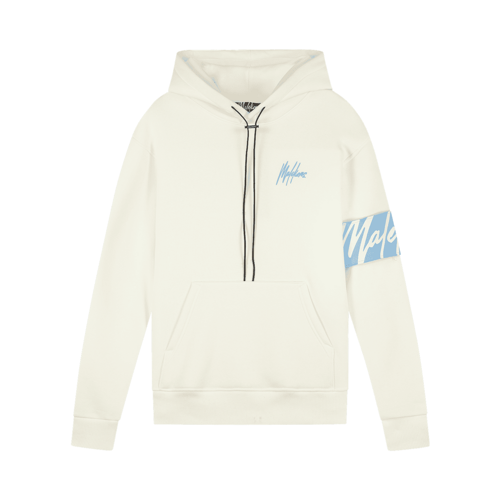 Malelions Captain Hoodie Off White M1-PS22-07