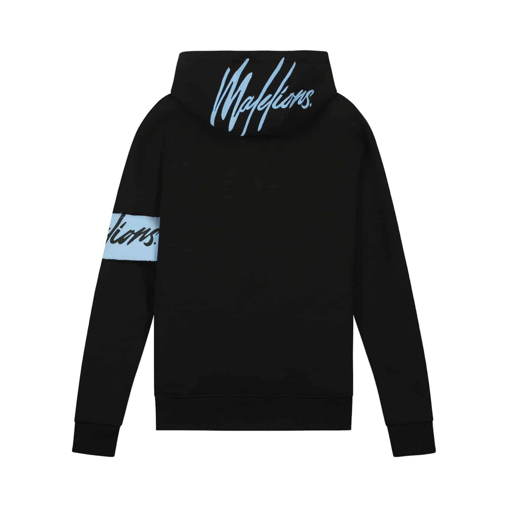 Malelions Captain Hoodie Zwart M1-PS22-07