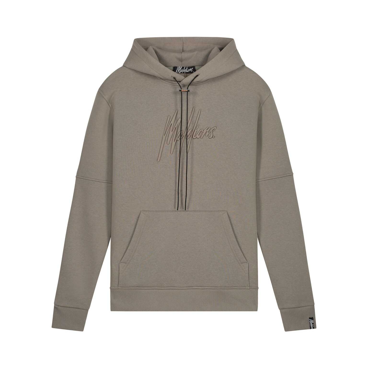 Malelions Essentials Hoodie Beige M1-PS22-03