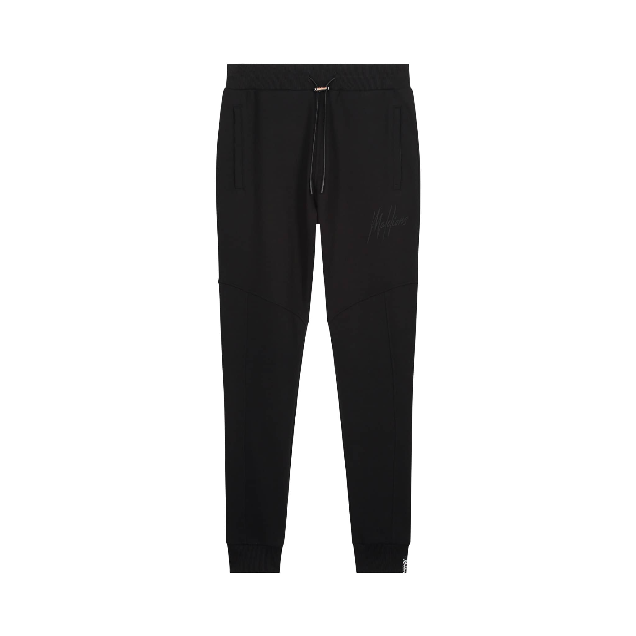 Malelions Essentials Trainingsbroek Zwart M1-PS22-05