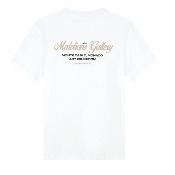 Malelions Gallery T-shirt Wit
