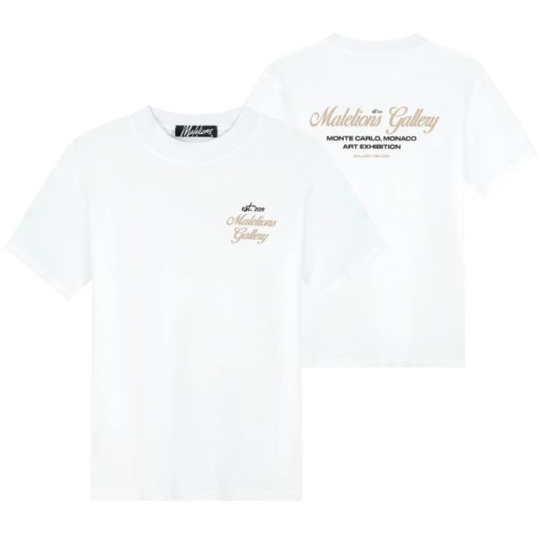 Malelions Gallery T-shirt Wit