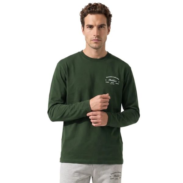 Malelions Marina Longsleeve T-shirt Donker Groen