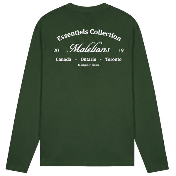 Malelions Marina Longsleeve T-shirt Donker Groen