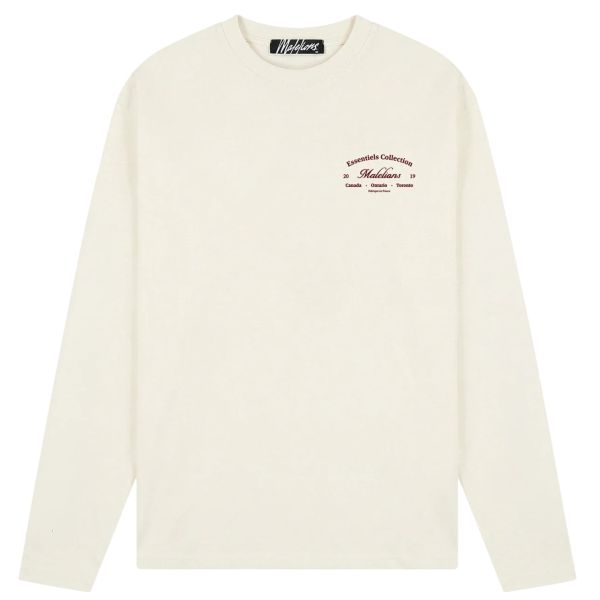 Malelions Marina Longsleeve T-shirt Off White