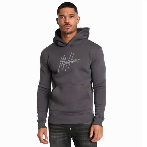 Malelions Essentials Hoodie Antraciet