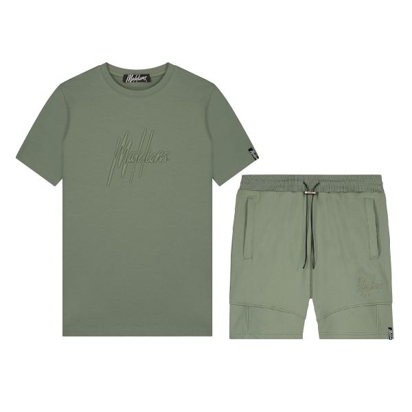 Malelions Essentials T-shirt Donker Groen