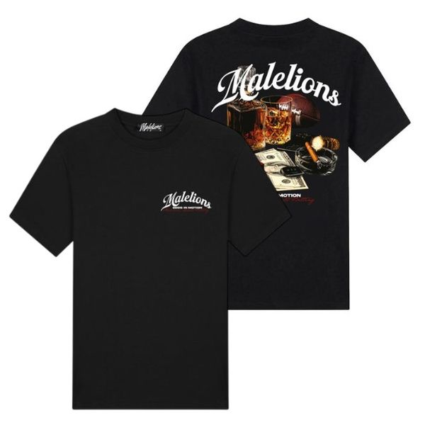 Malelions Sports Betting T-shirt Zwart