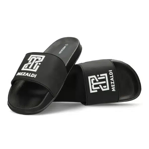 Mezaldy Logo Slipper Zwart