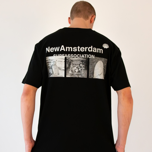 New Amsterdam Surf Association Photo Print T-shirt Zwart