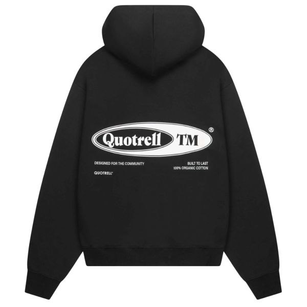 Quotrell Emblem Hoodie Zwart