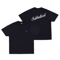 Sabbatical Script Logo T-shirt Zwart