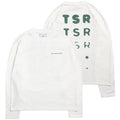 The Savage Report TSR Optic Longsleeve T-shirt Off White/Groen