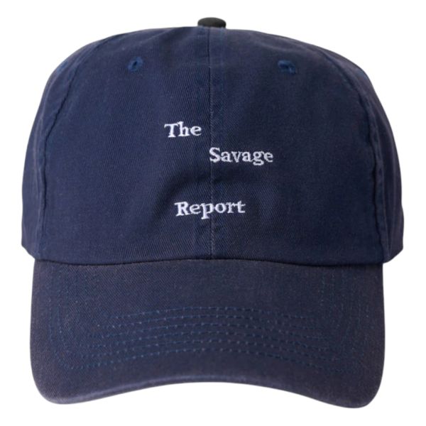The Savage Report TSR Wave Logo Cap Navy