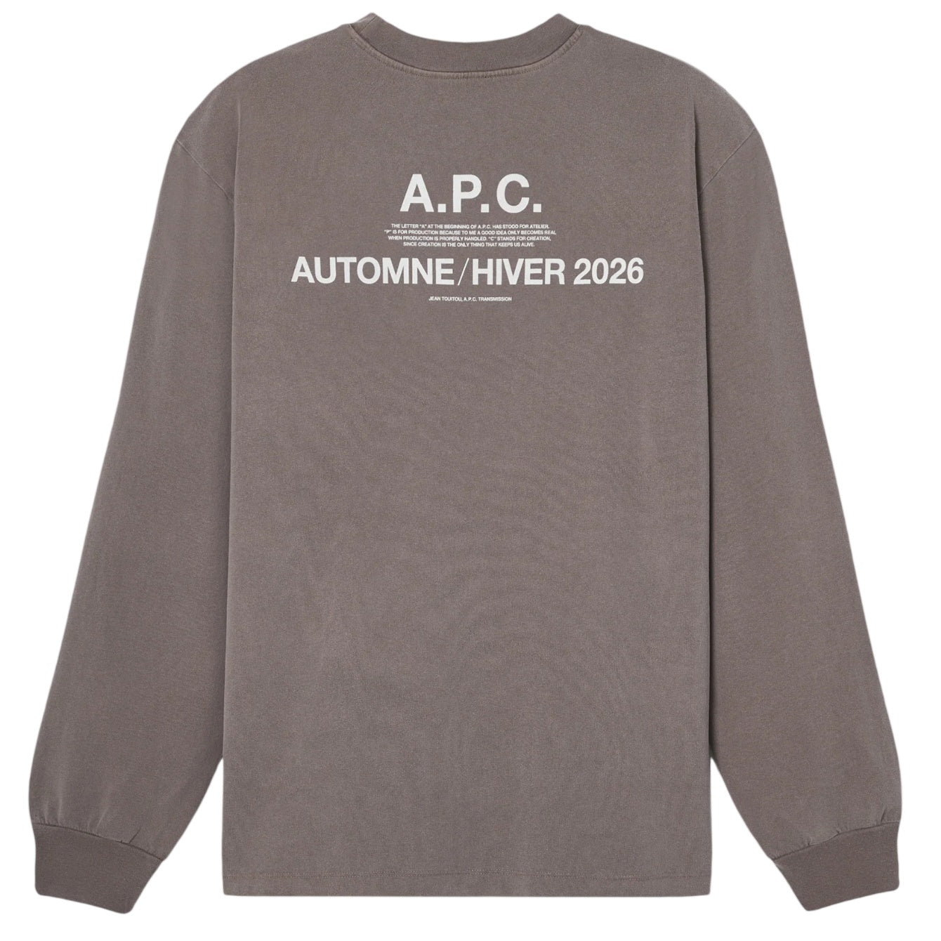 A.P.C. Hiver26 Longsleeve T-shirt Bruin