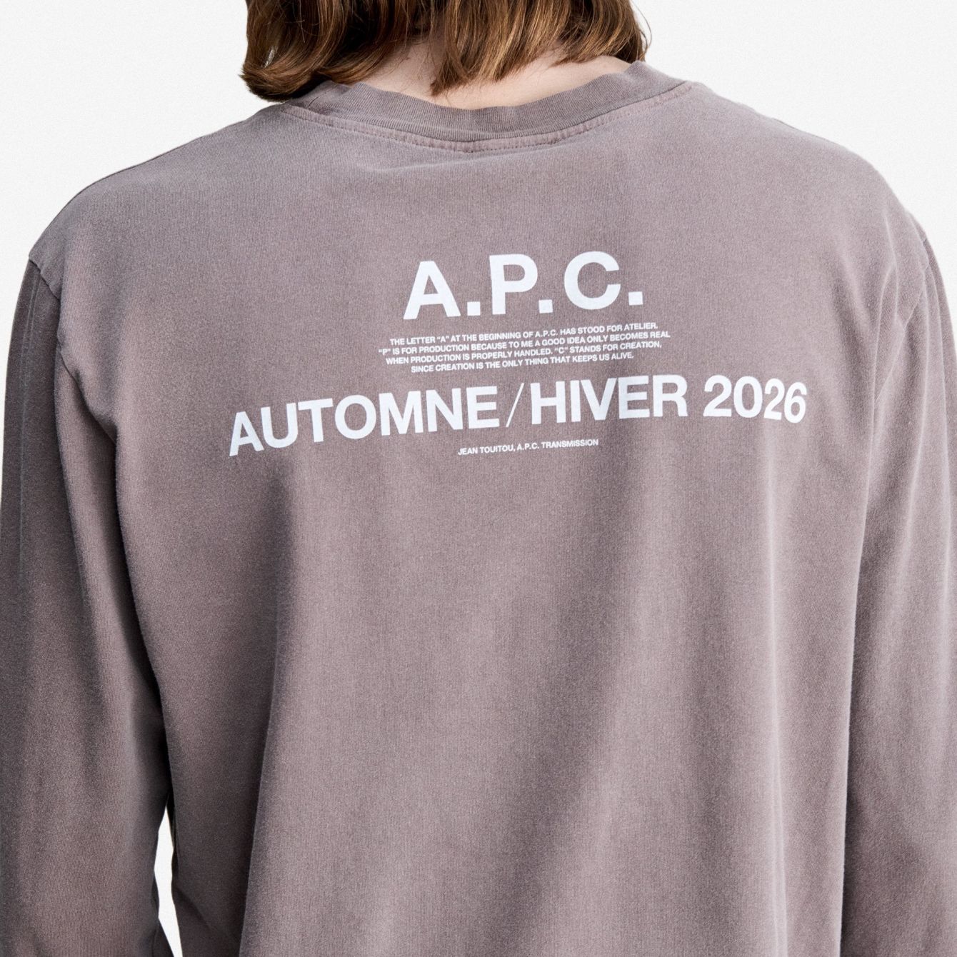 A.P.C. Hiver26 Longsleeve T-shirt Bruin