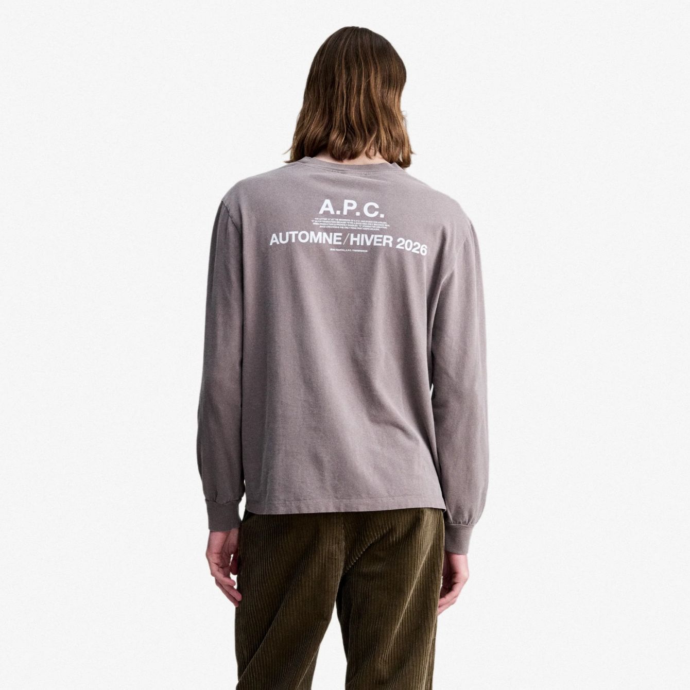 A.P.C. Hiver26 Longsleeve T-shirt Bruin