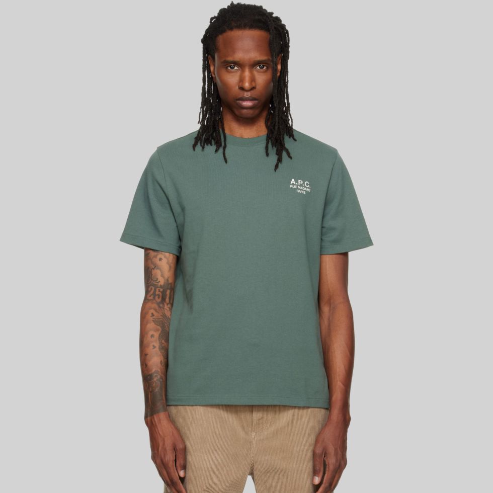 A.P.C. Standard Rue Madame T-shirt Donker Groen