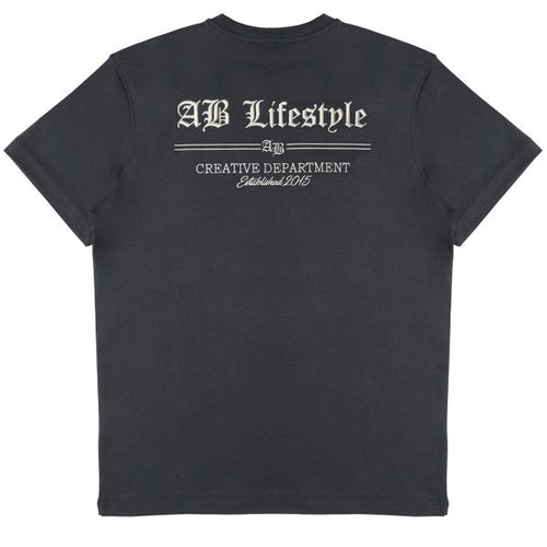 AB Lifestyle Ink Canvas T-shirt Zwart