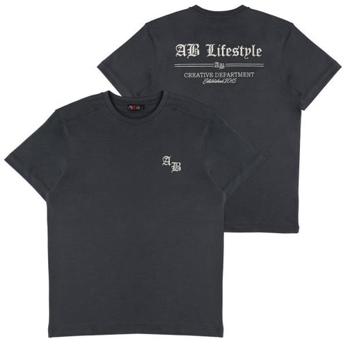 AB Lifestyle Ink Canvas T-shirt Zwart