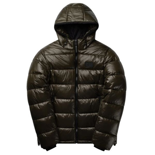 AB Lifestyle Shiny Puffer Donker groen