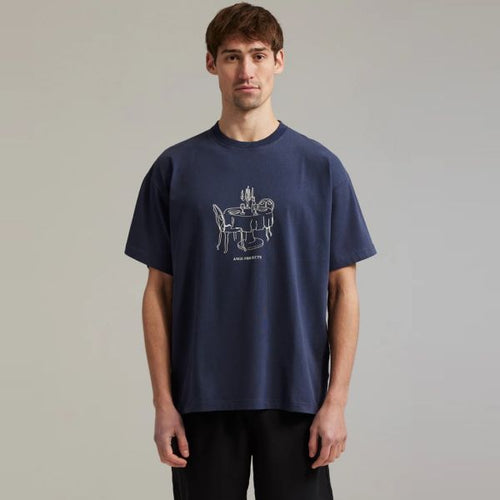 Ange Projects Bistro T-shirt Navy