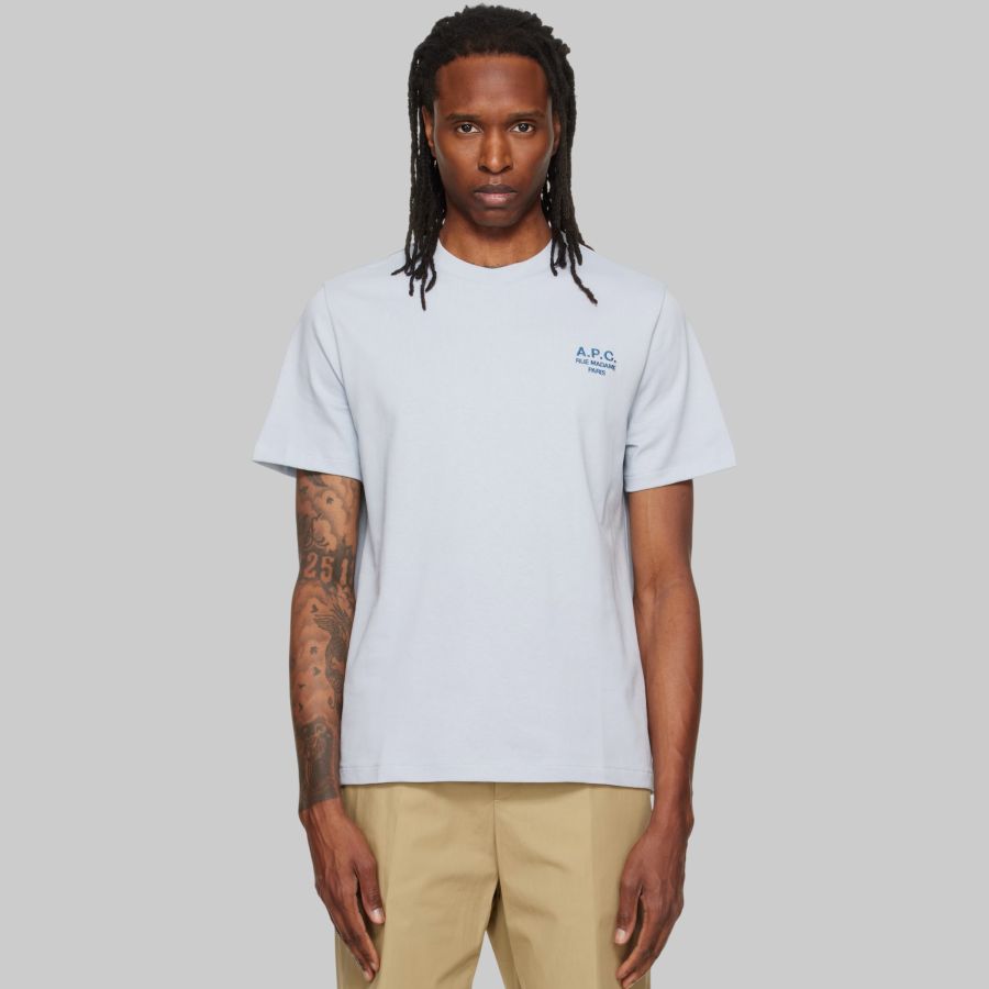 A.P.C. Standard Rue Madame T-shirt Licht Blauw