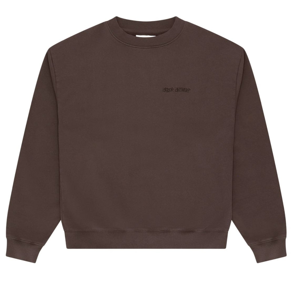 Arbor Antwerp Big Application Sweater Bruin