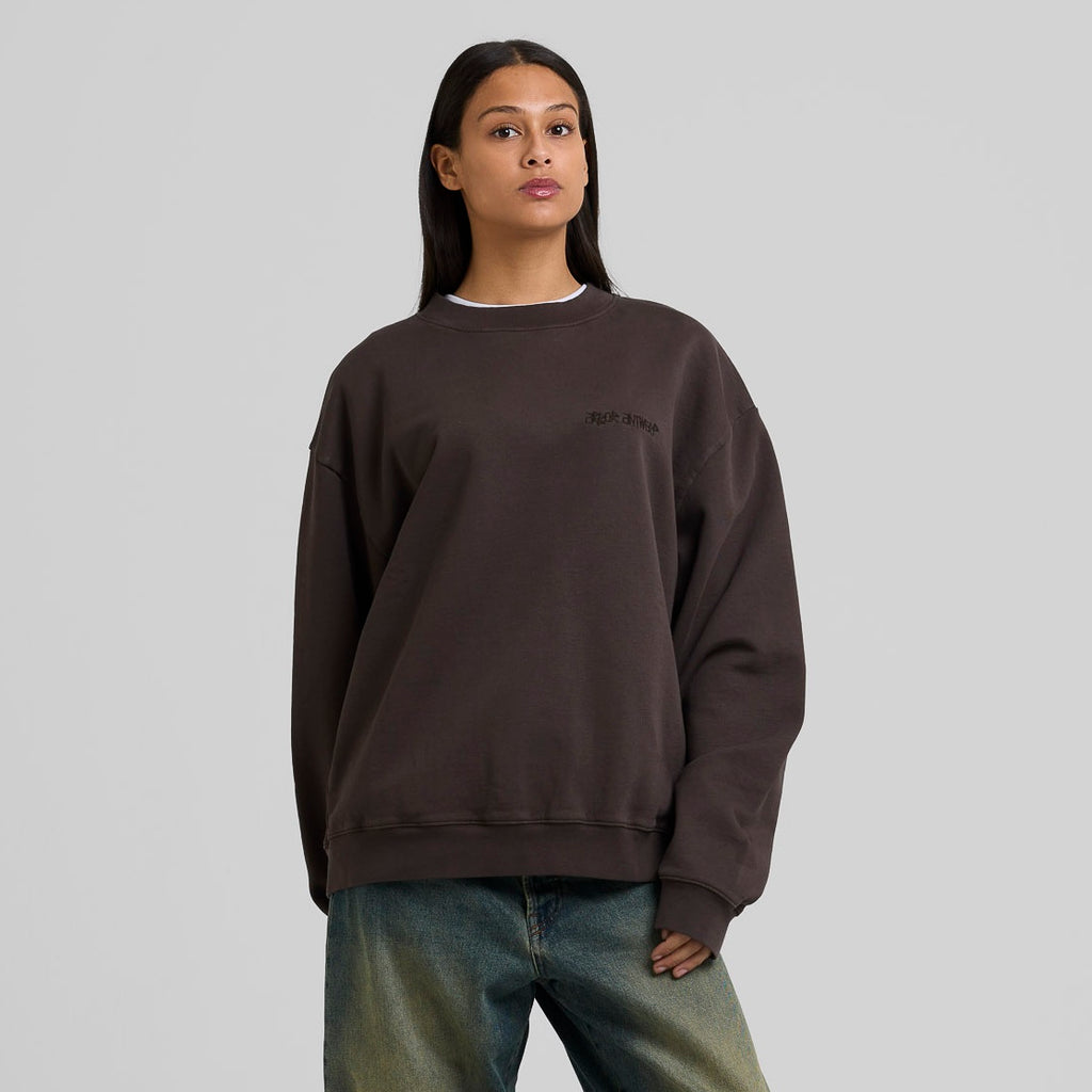 Arbor Antwerp Big Application Sweater Bruin