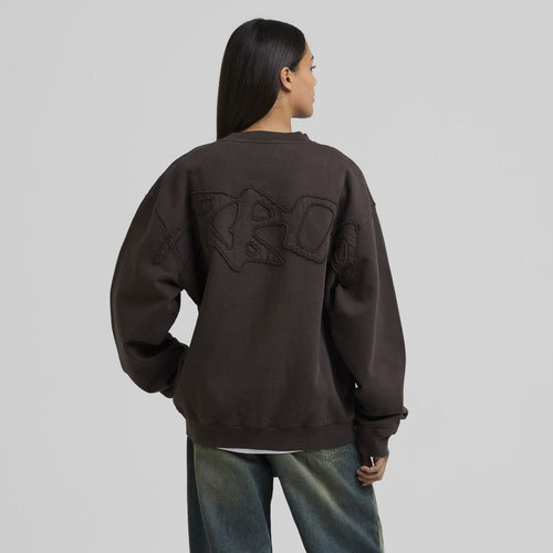 Arbor Antwerp Big Application Sweater Bruin