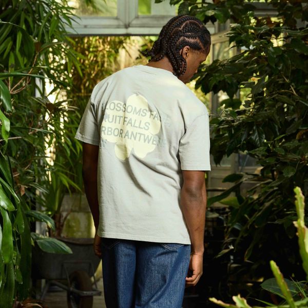 Arbor Antwerp Green Blossoms T-shirt Beige