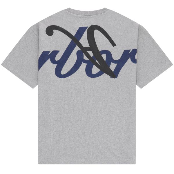 Arbor Antwerp Blue Twisted T-shirt Grijs