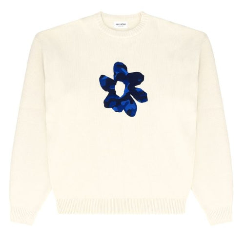 Arbor Antwerp Camo Violet Knit Sweater Beige