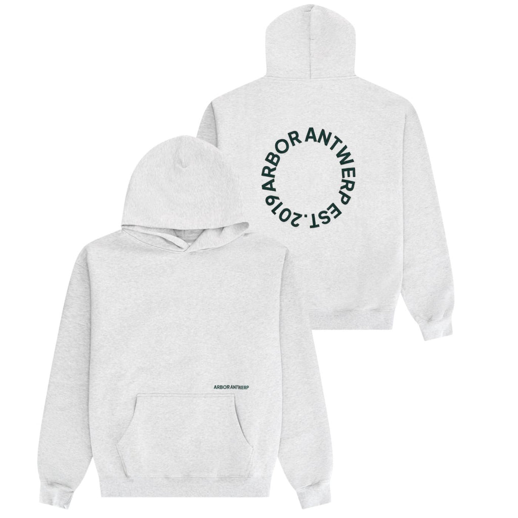 Arbor Antwerp Circle Application Hoodie Grijs