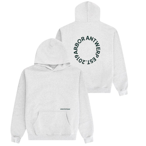 Arbor Antwerp Circle Application Hoodie Grijs