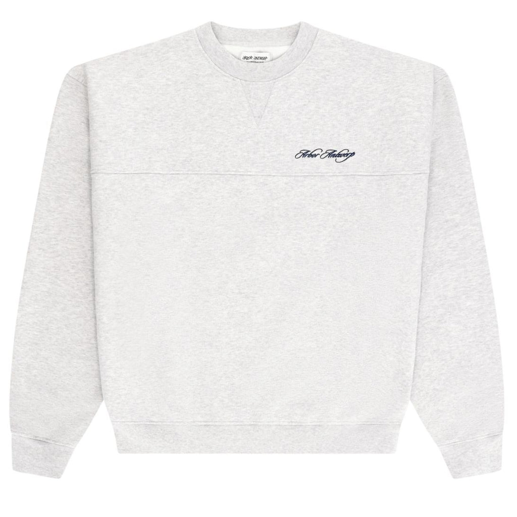 Arbor Antwerp Cursive Sweater Grijs