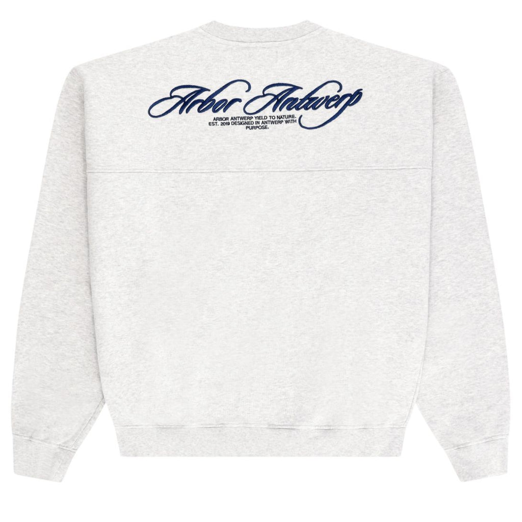 Arbor Antwerp Cursive Sweater Grijs