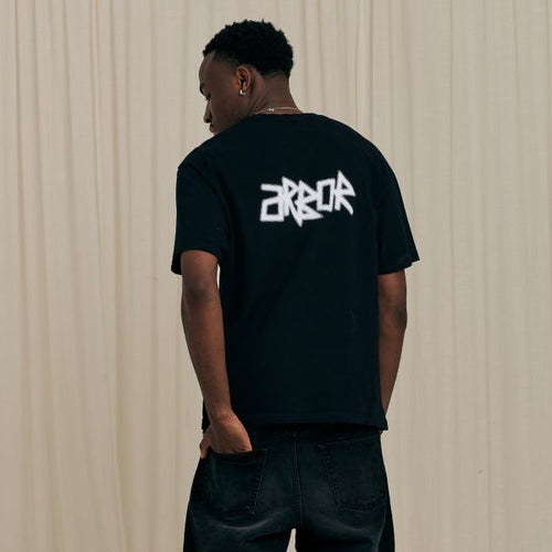 Arbor Antwerp Dotwork T-shirt Zwart