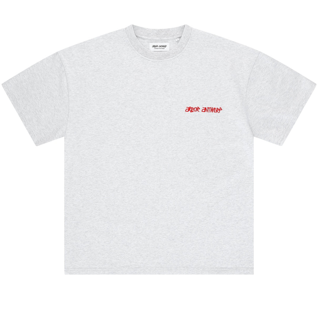Arbor Antwerp Flower Quartet T-shirt Grijs