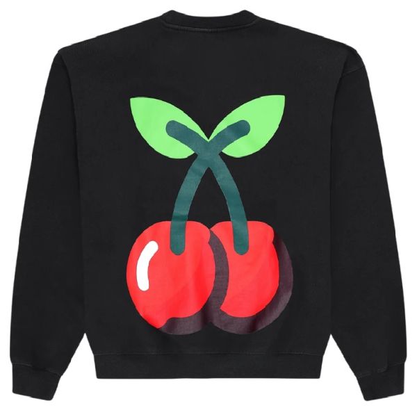 Arbor Antwerp Graphic Cherries Sweater Zwart
