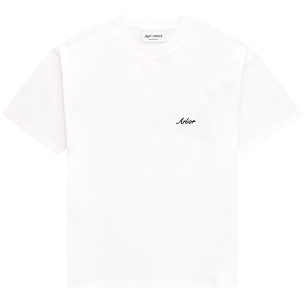 Arbor Antwerp Red Twisted T-shirt Wit