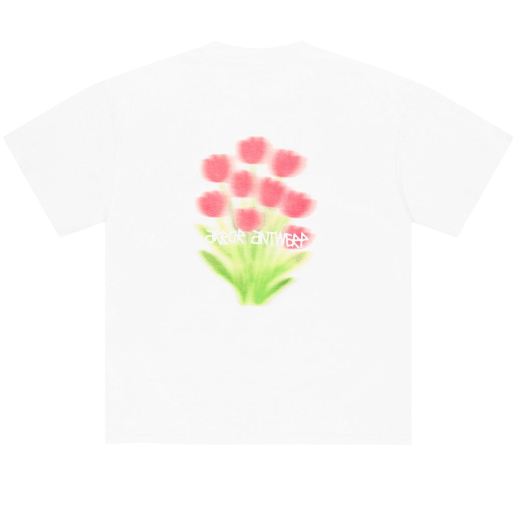 Arbor Antwerp Tulip Bloom T-shirt Wit