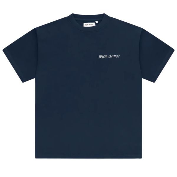 Arbor Antwerp White Star T-shirt Navy
